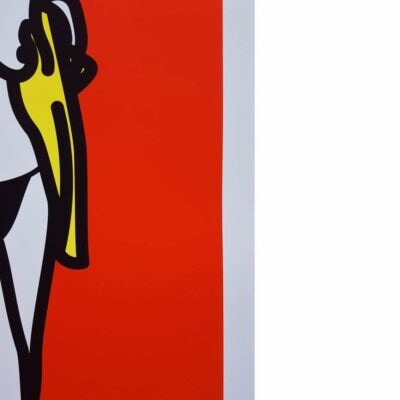 Julian Opie - Woman Taking Off Man's Shirt | Private Collection | Art