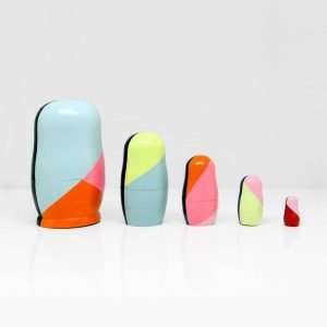 Frea Buckler-Russian Dolls hand-painted