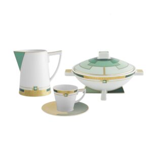 Emerald 14 Piece Coffee Set