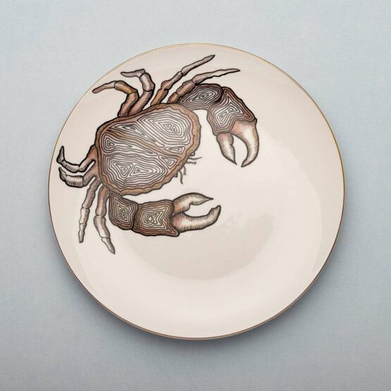 Micuit-Crab Dinner Plate | Micuit Collection-Micucci Interiors