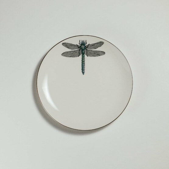 Dragonfly Dessert Plate-Micuit Collection