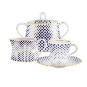 Constellation D’OR 14 Piece Coffee Set-Vista Alegre hand-painted porcelain