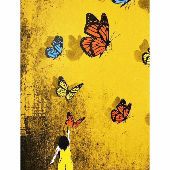 TABBY-Butterfly Girl (Yellow)-Art