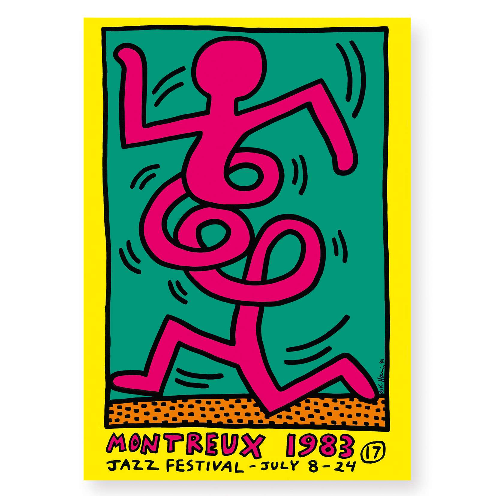 Keith Haring - Montreux 1983 | Private Collection | Micucci Interiors