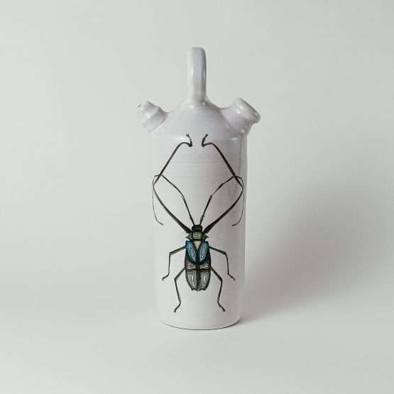 Harlequin beetle botijo