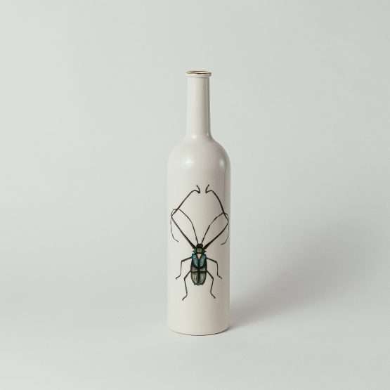Harlequin beetle water bottle