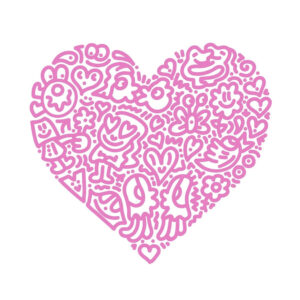 Mr. Doodle - Pop Heart. Passione per le meduse (rosa)