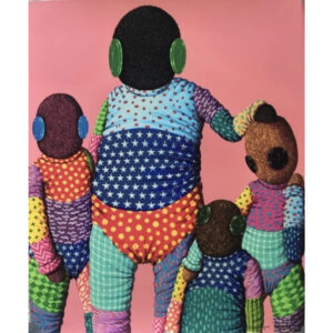 Suanjaya Kencut – Familienporträt. 3 Kinder